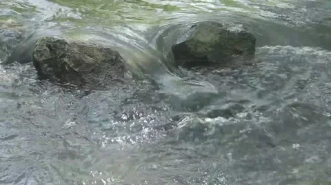 Stones on the river 1 Stock Footage 51111332