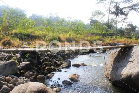 Stones in a River Stock Photos
