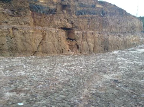 Stones roadway Foto stock