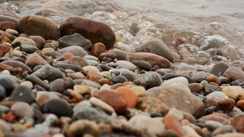 Stones in Sea Stock Footage 72977217