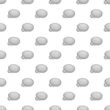 Stones seamless pattern Illustrazione stock
