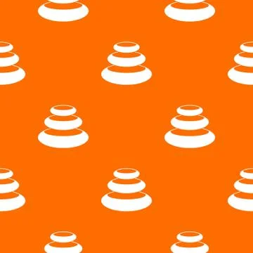 Stones for spa pattern seamless Stock Illustration