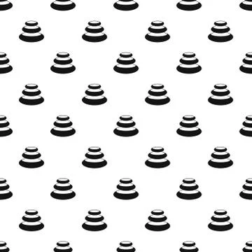 Stones for spa pattern vector Illustrazione stock