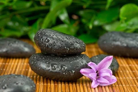 Stones for spa Foto stock