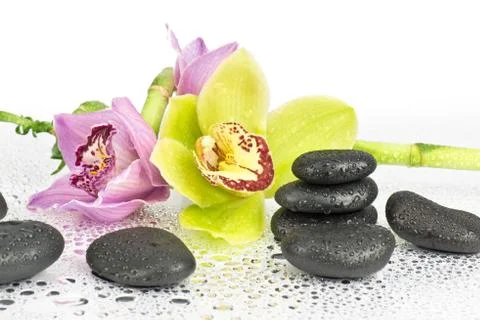 Stones for spa Stock Photos
