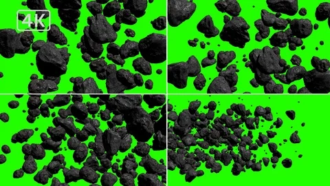 Stones In Space 4k Stock Footage 125194110