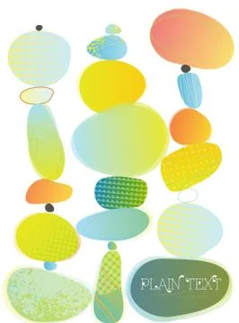 Stones tower Stock Illustration