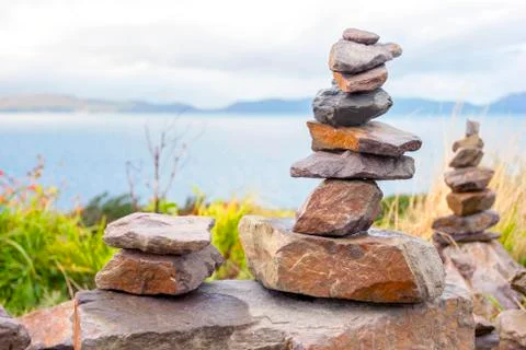Stones tower Stock Photos