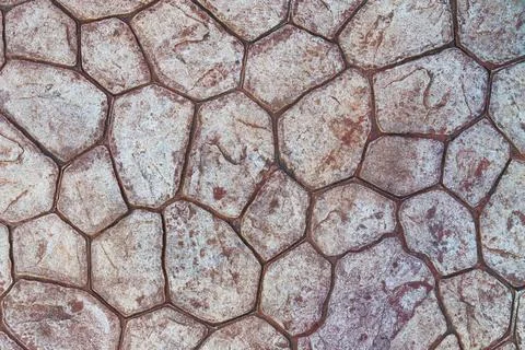 Stonework with paving stones as a background Stock-Fotos