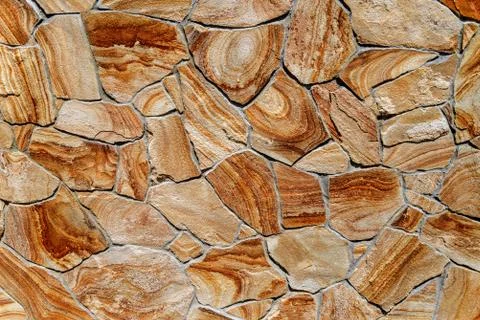 	The stonework is photographed a close-up Stock Photos