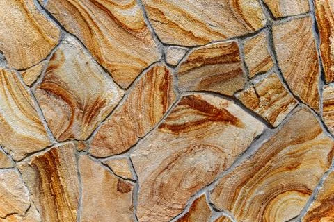 	The stonework is photographed a close-up Stock Photos