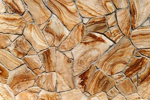 	The stonework is photographed a close-up Stock Photos
