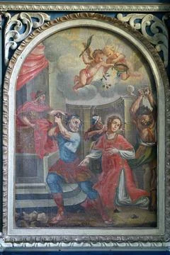 Stoning of Saint Stephen Stock Photos
