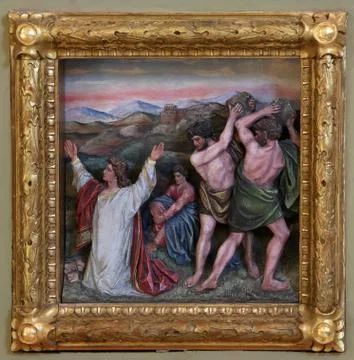 Stoning of St. Stephen Stock Photos