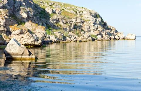 Stony coastline Stock Photos