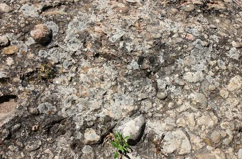 Stony ground on the mountain Stock Photos