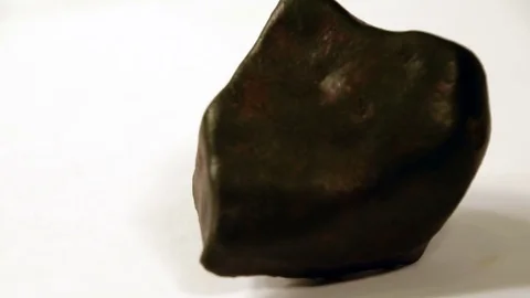 Stony Iron Meteorite Stock Footage 71420277
