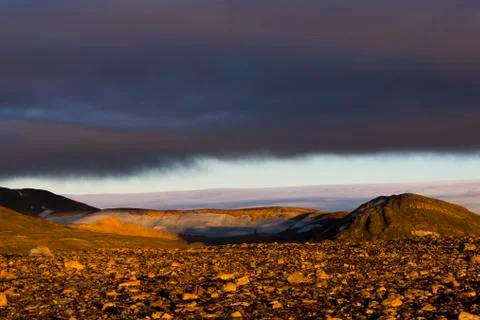 Stony plateau Stock Photos