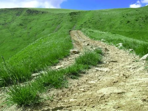 Stony road Stock Photos