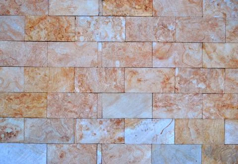Stony wall block close up abstract background. Foto stock