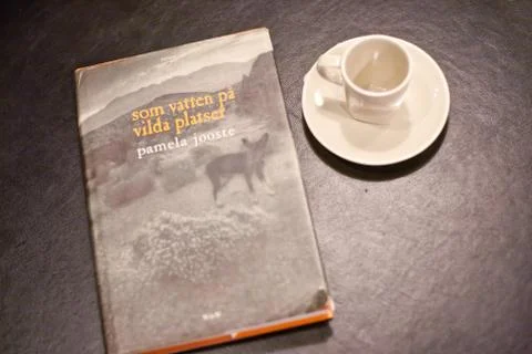 Stood the table of the books Stock Photos