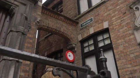 Stoofstraat in Bruges Stock Footage 232338490