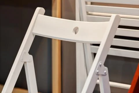 Stool with backrest Stock Photos