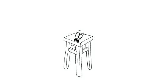 Stool, chair and man Stock Footage 189259587
