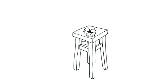  stool, chair  Stock Footage 189321915