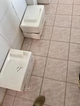 Stool exam, Stool test, Stool examination,OVCCA Stock-Fotos