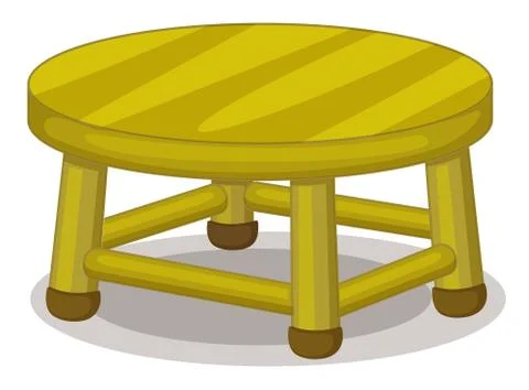 Stool Stock Illustration