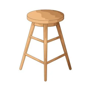 Stool illustration Stock Illustration