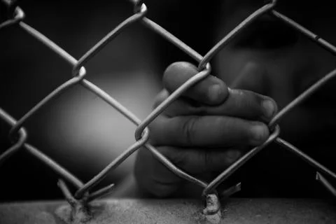 Stop abusing violence, terrified, Violence against children, Child bondage in Stock Photos