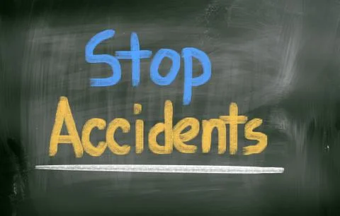 Stop accidents concept Stock Illustration
