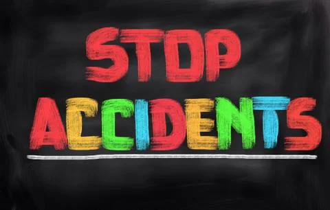 Stop accidents concept Stock Illustration