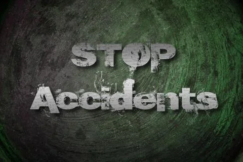 Stop accidents concept Stock Illustration