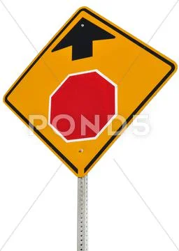 Stop Ahead Stock Photos