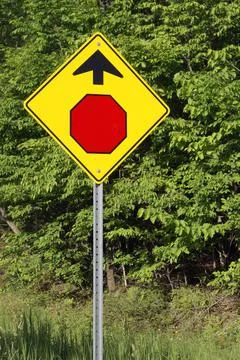 Stop Ahead Stock Photos