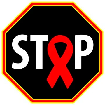 Stop Aids Stock Illustration