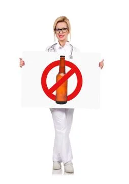 Stop alcohol Foto stock