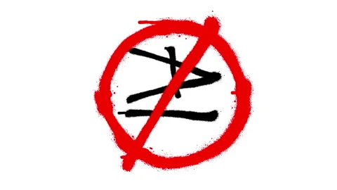 Stop Artificial Intelligence NO AI Stock Footage 238017546