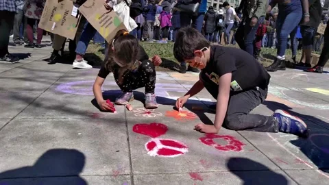 Stop Asian Hate Rally Stock Footage 150762657