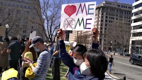 Stop Asian Hate Rally Stock Footage 150762670