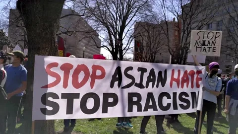 Stop Asian Hate Rally Video stock 150762690