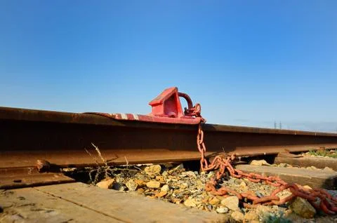 Stop block Stock Photos