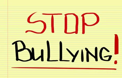 Stop Bullying Concept Stock Illustration