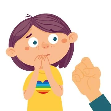 Stop bullying concept Stock Illustration