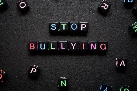 Stop bullying concept view Foto stock