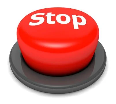Stop button Stock Illustration