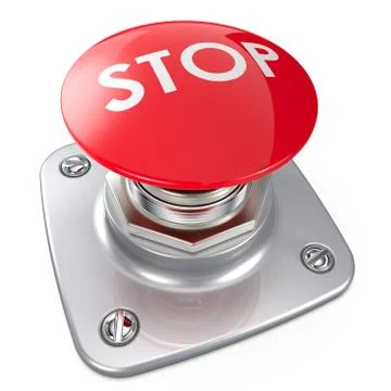 Stop Button. Stock Illustration